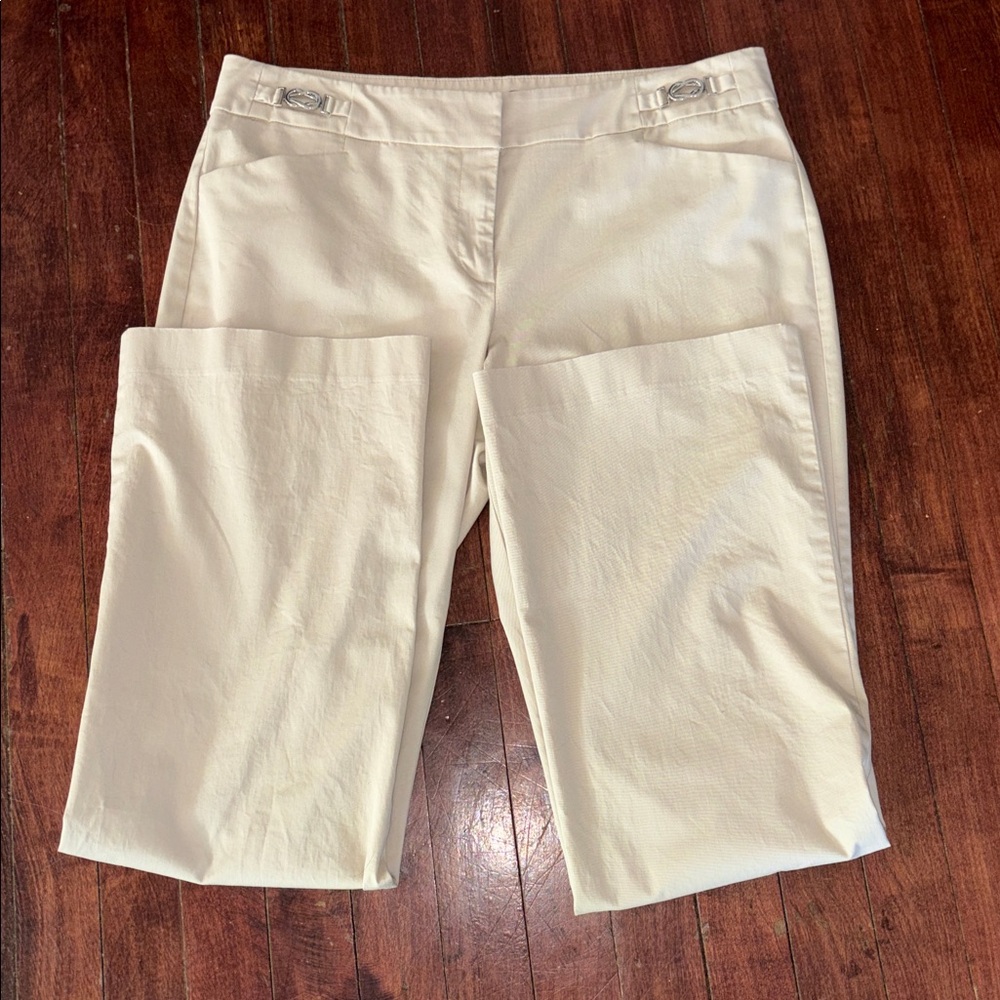 7th Avenue Studio New York & Co Classic Tan Women's Bootcut Pants.